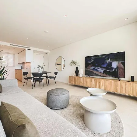 Palo Alto Indoor Pool Gym View Wifi Parking شقة ماربيا